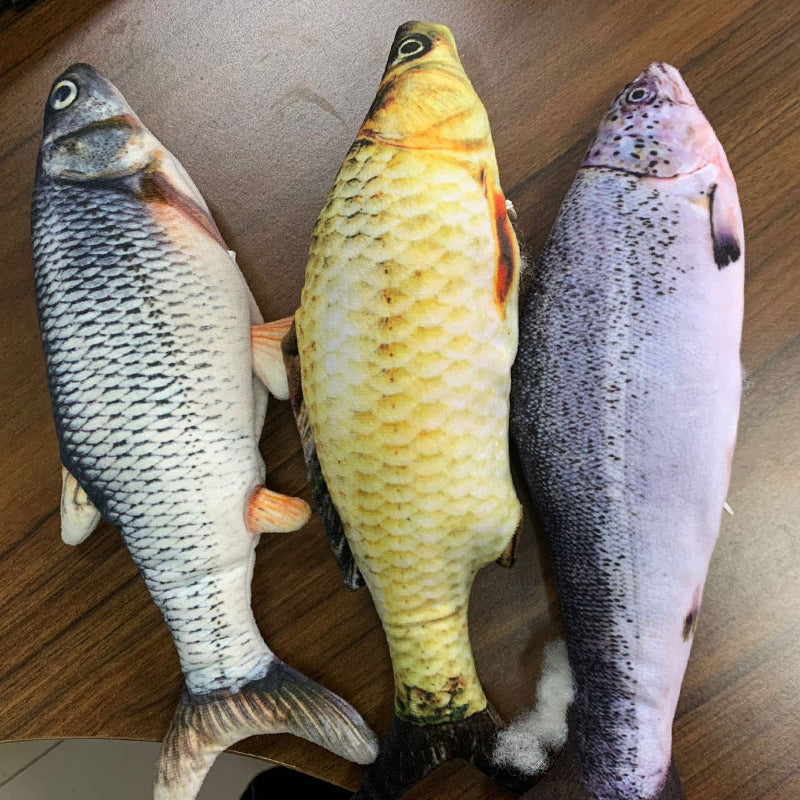 Wiggling Fish Cat Toy — No Catnip