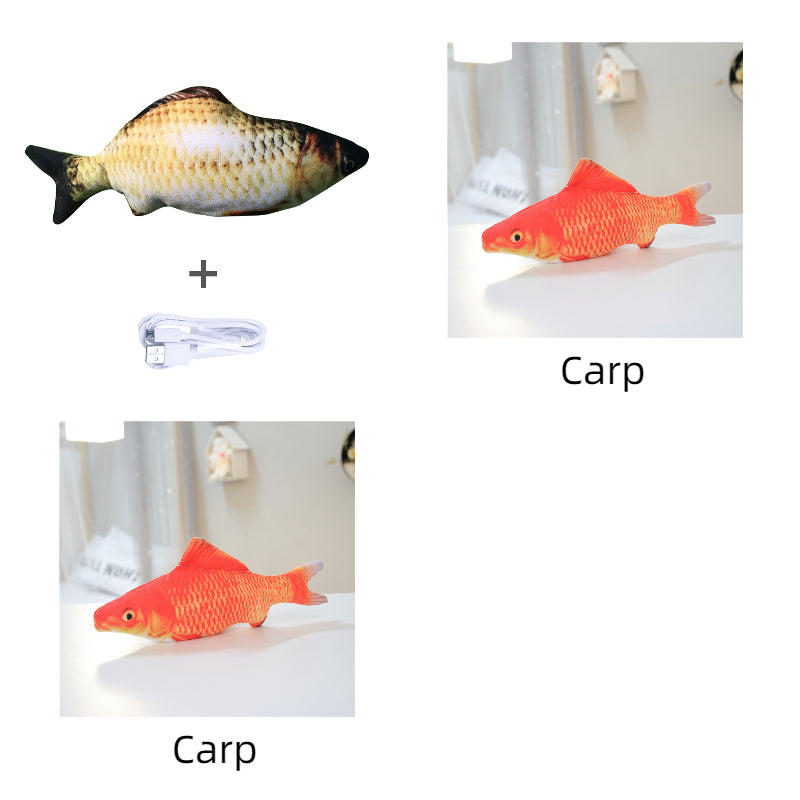 Wiggling Fish Cat Toy — No Catnip