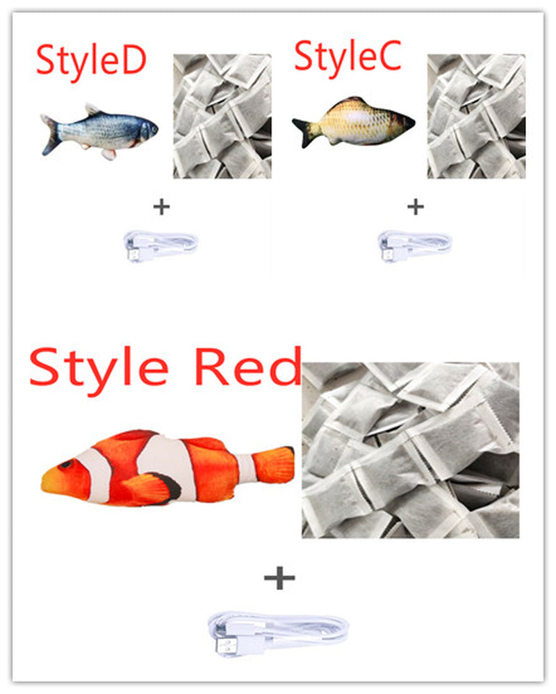 Wiggling Fish Cat Toy — No Catnip