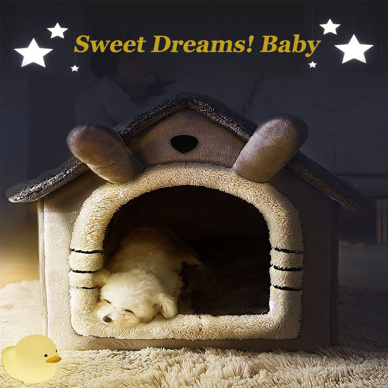 Coral Fleece Pet Bed