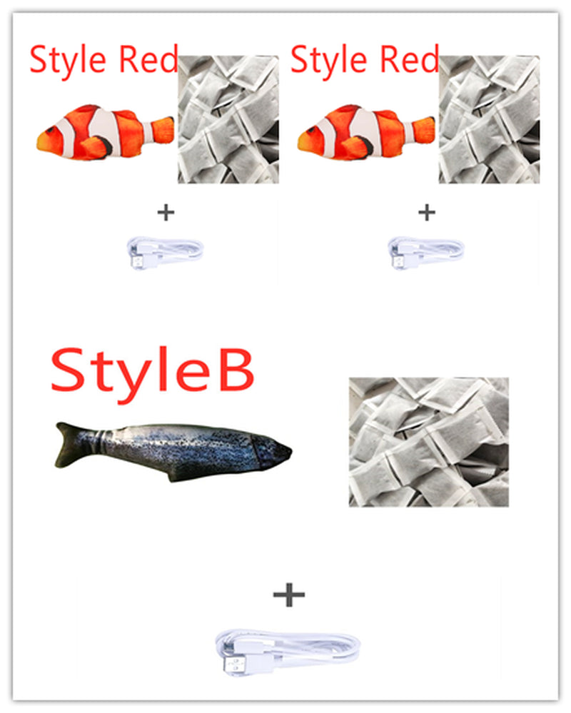 Wiggling Fish Cat Toy — No Catnip
