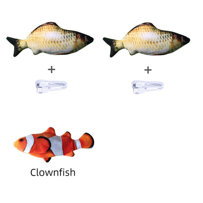 Wiggling Fish Cat Toy — No Catnip