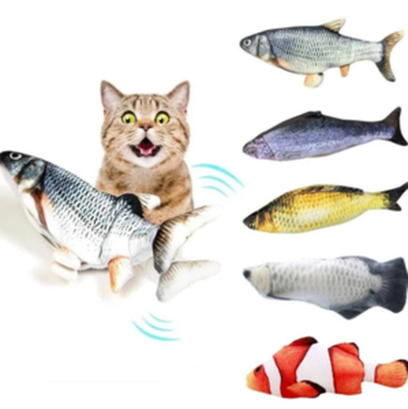 Wiggling Fish Cat Toy — No Catnip