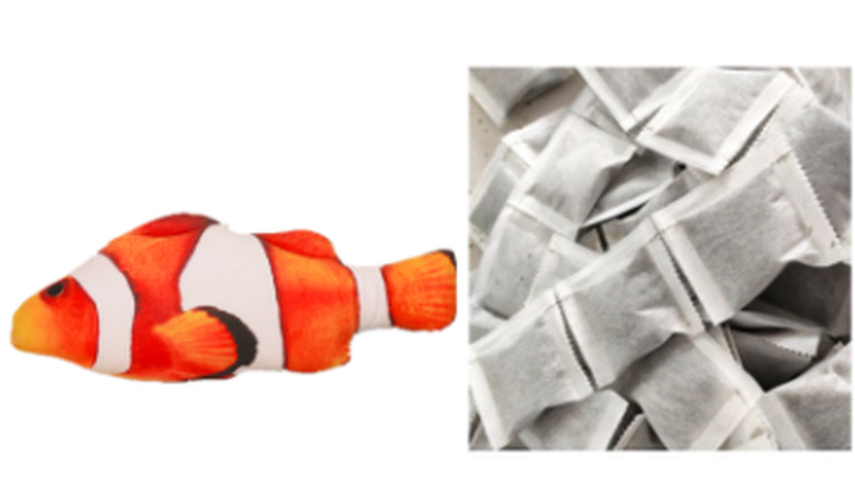 Wiggling Fish Cat Toy — No Catnip