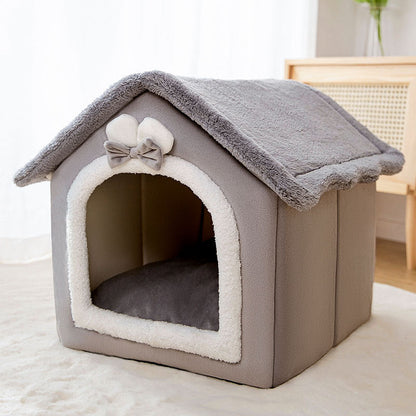 Coral Fleece Pet Bed