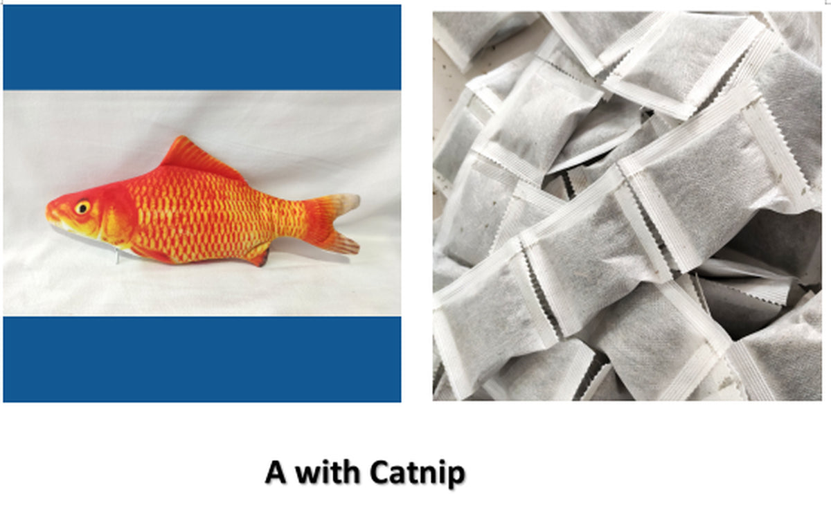 Wiggling Fish Cat Toy — No Catnip