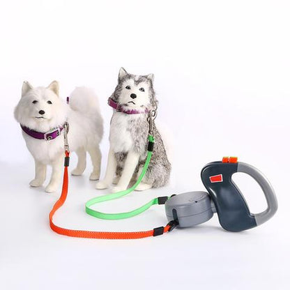 Dual Retractable Dog Walking Lead