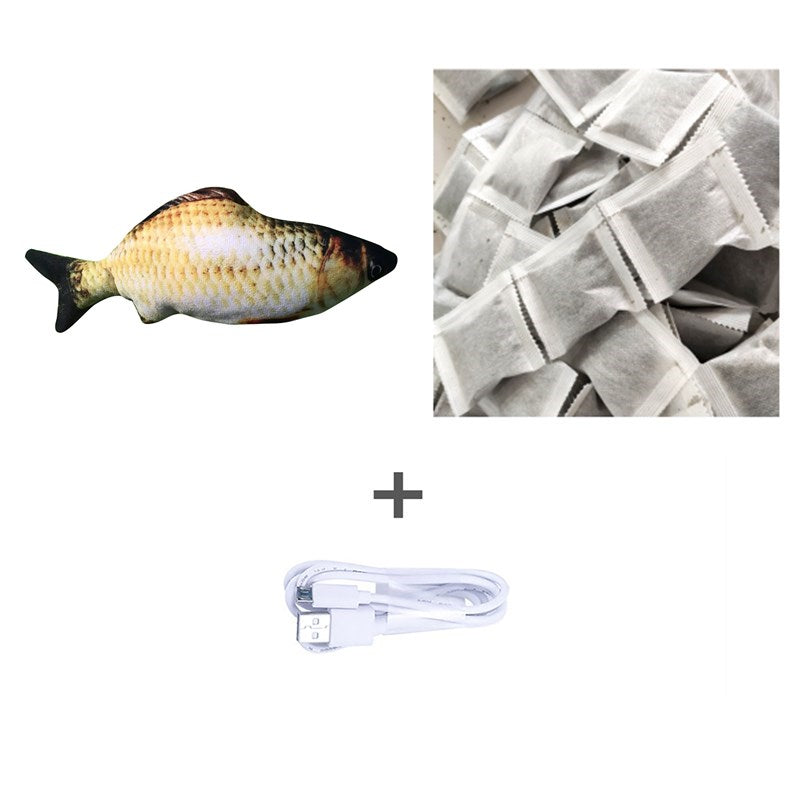 Wiggling Fish Cat Toy — No Catnip