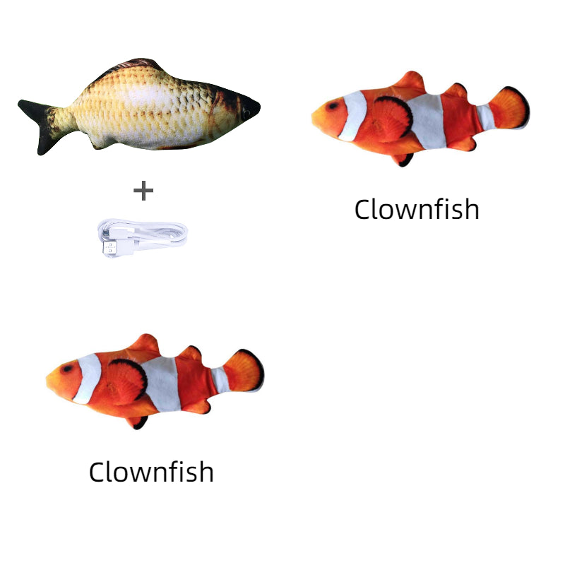 Wiggling Fish Cat Toy — No Catnip