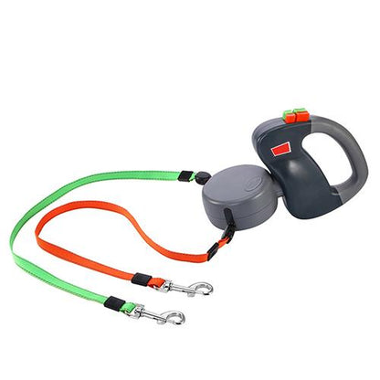 Dual Retractable Dog Walking Lead