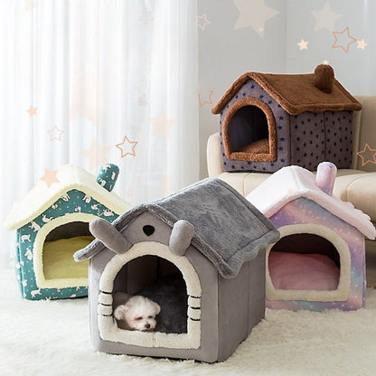 Coral Fleece Pet Bed