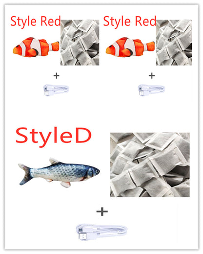 Wiggling Fish Cat Toy — No Catnip