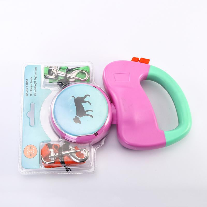 Dual Retractable Dog Walking Lead