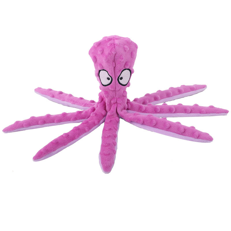 Crinkle Octopus Plush Pet Toy