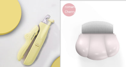 LED Pet Nail Clippers with Nail File