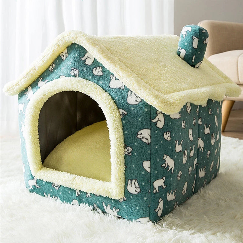 Coral Fleece Pet Bed