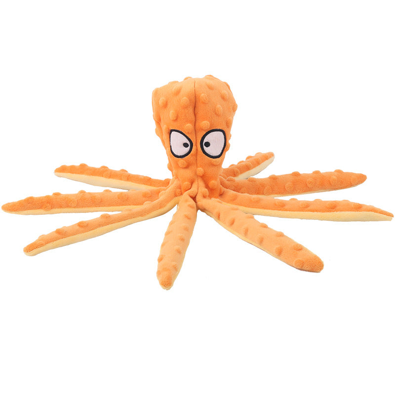 Crinkle Octopus Plush Pet Toy