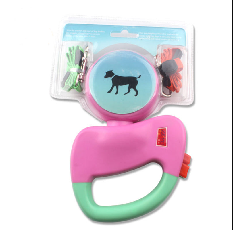 Dual Retractable Dog Walking Lead