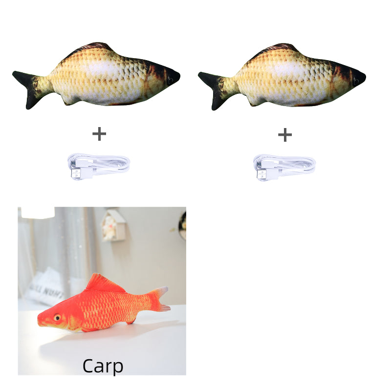 Wiggling Fish Cat Toy — No Catnip