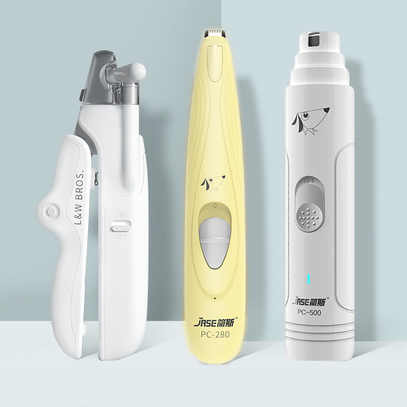 LED Pet Nail Clippers with Nail File
