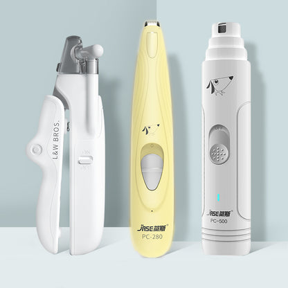 LED Pet Nail Clippers with Nail File