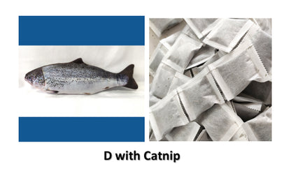 Wiggling Fish Cat Toy — No Catnip