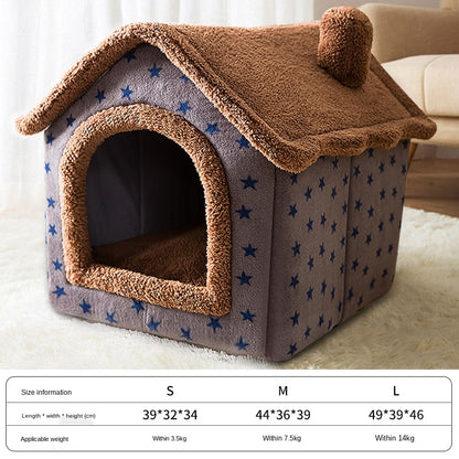 Coral Fleece Pet Bed