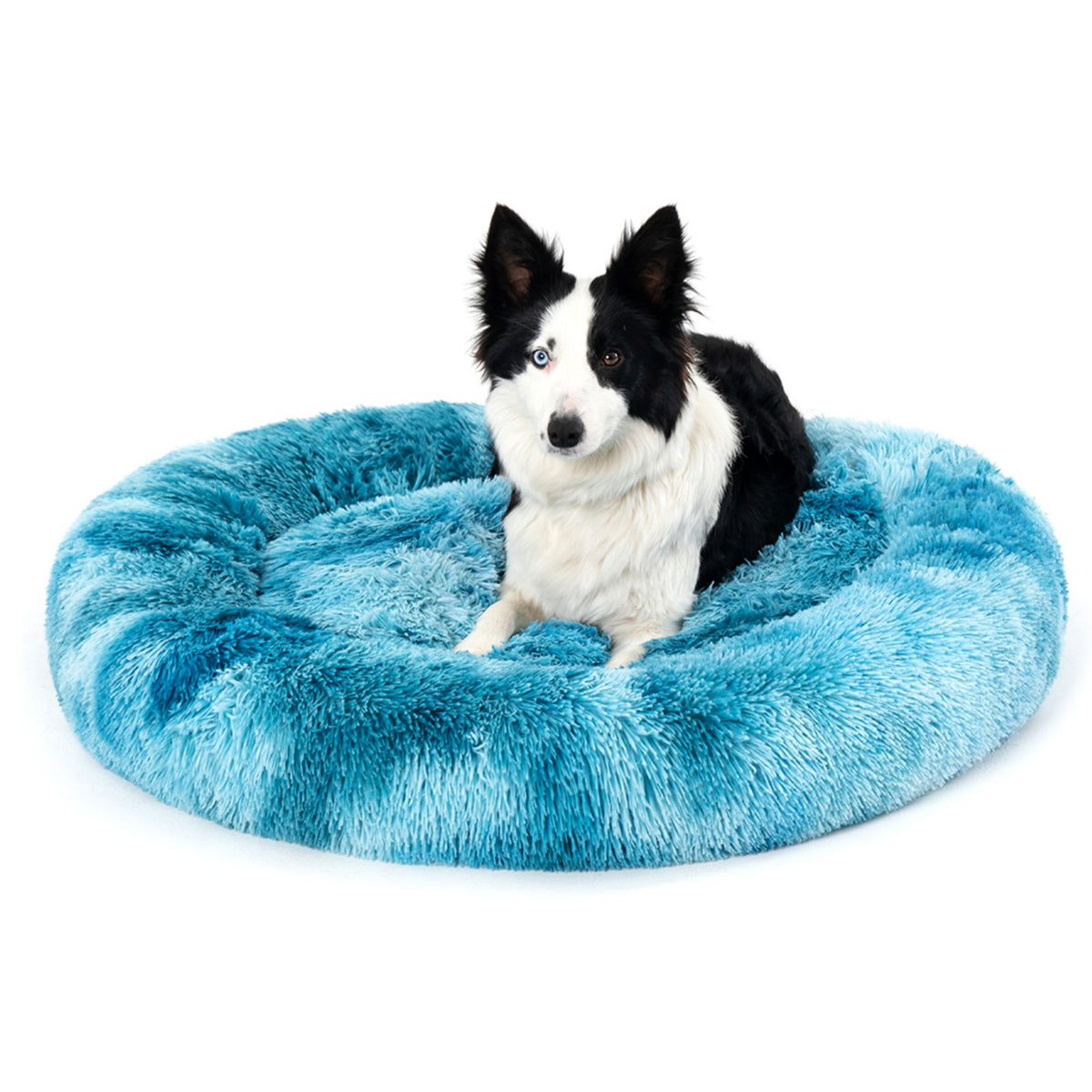 Round Long-Plush Pet Bed