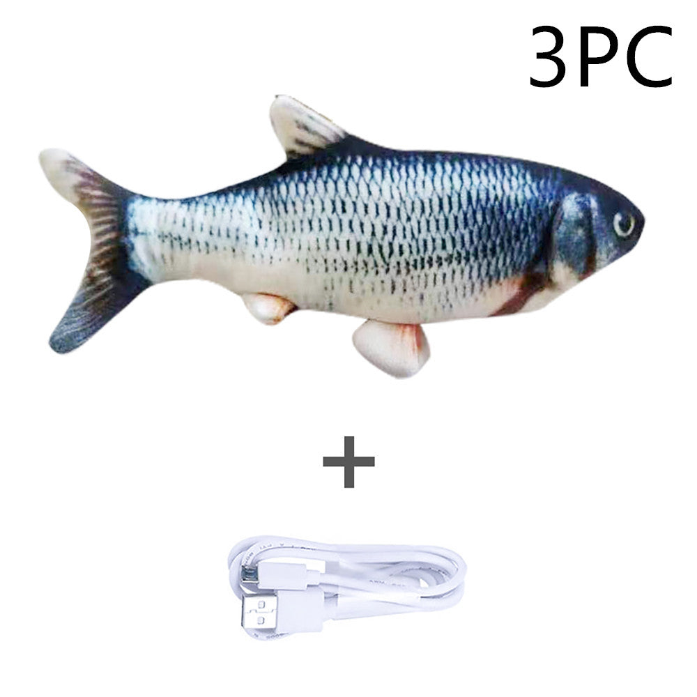Wiggling Fish Cat Toy — No Catnip