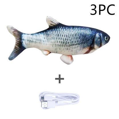 Wiggling Fish Cat Toy — No Catnip