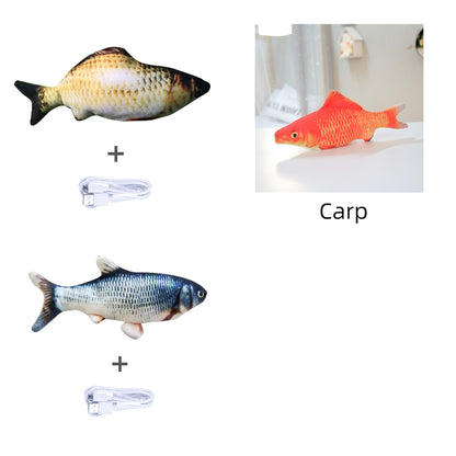 Wiggling Fish Cat Toy — No Catnip