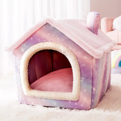 Coral Fleece Pet Bed