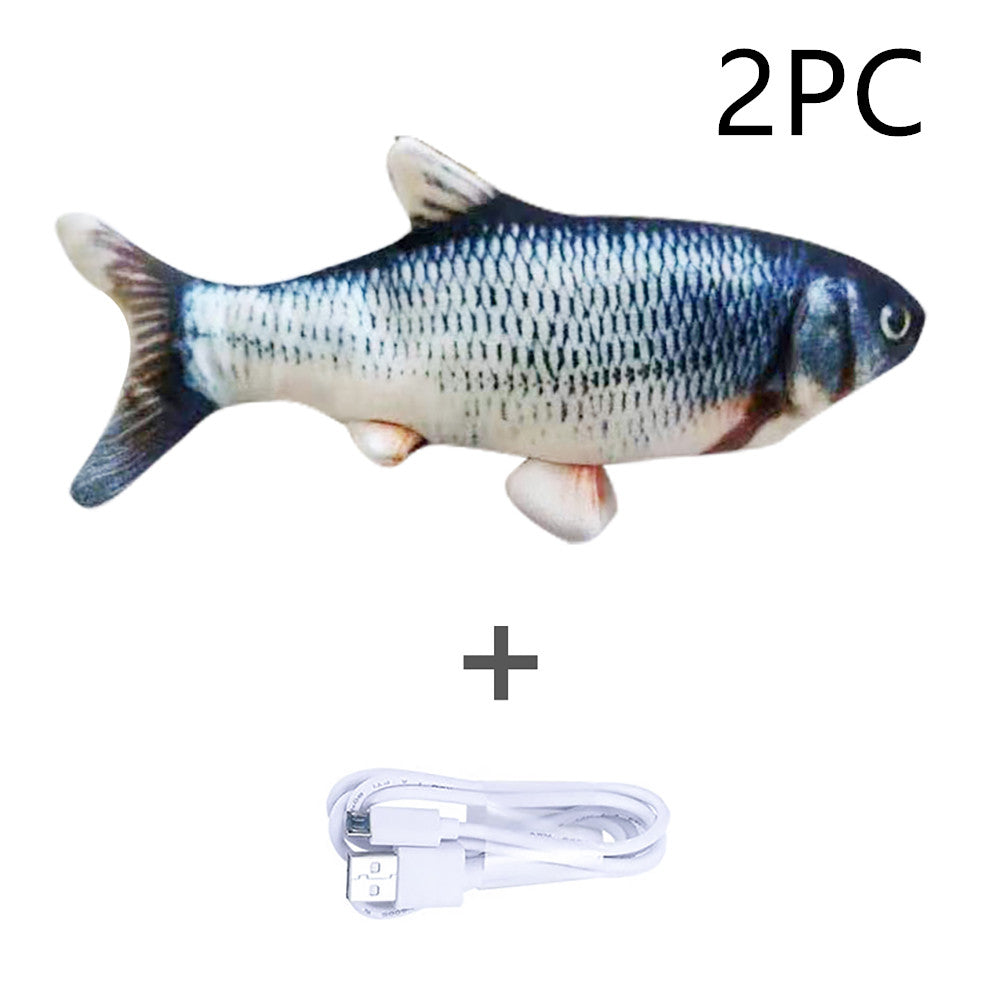 Wiggling Fish Cat Toy — No Catnip
