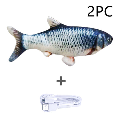 Wiggling Fish Cat Toy — No Catnip