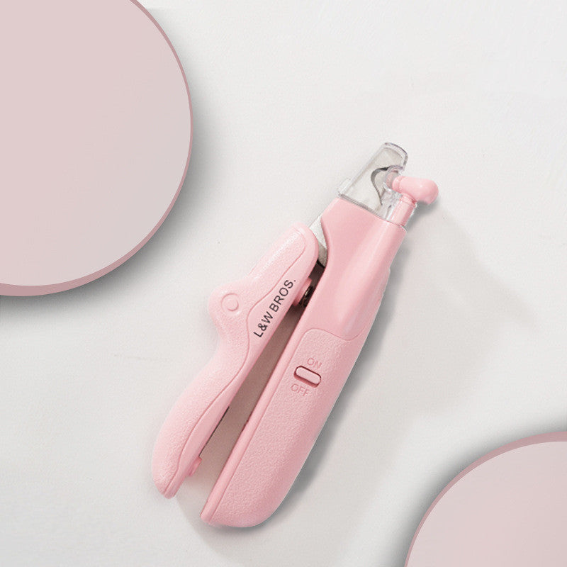 LED Pet Nail Clippers with Nail File