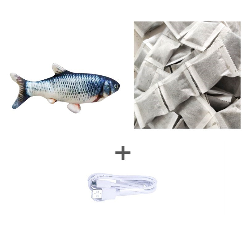 Wiggling Fish Cat Toy — No Catnip