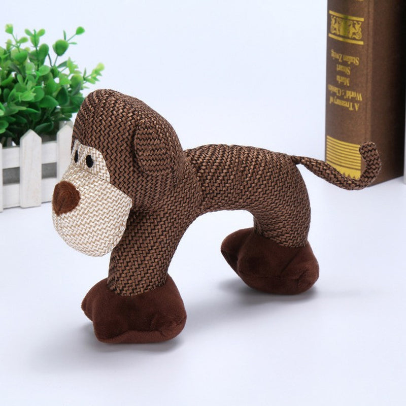 Plush Squeaky Animal Dog Toy