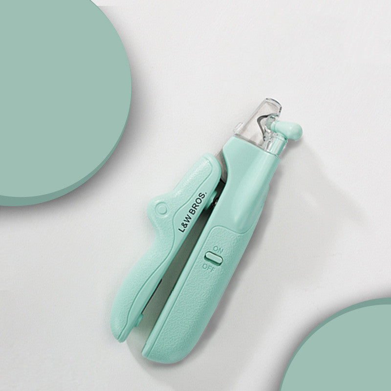 LED Pet Nail Clippers with Nail File
