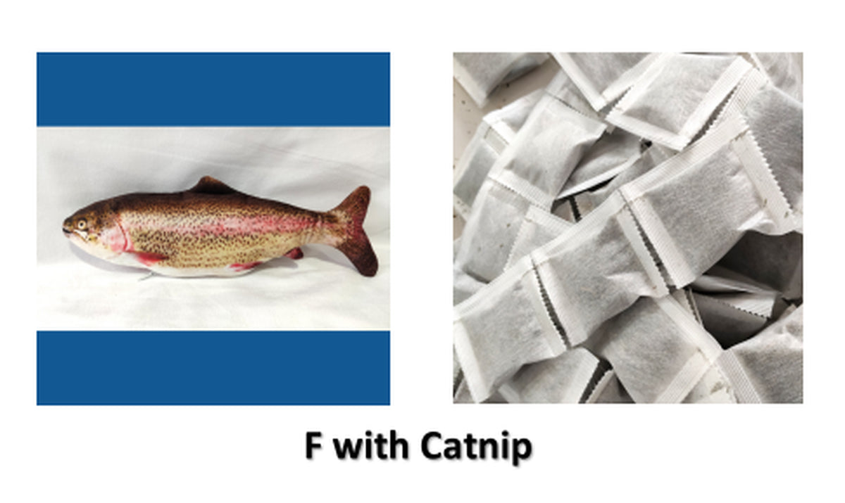 Wiggling Fish Cat Toy — No Catnip