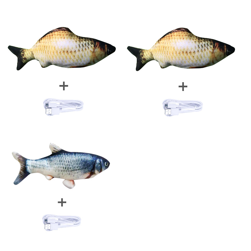 Wiggling Fish Cat Toy — No Catnip
