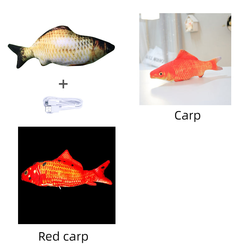 Wiggling Fish Cat Toy — No Catnip