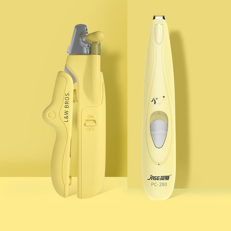 LED Pet Nail Clippers with Nail File