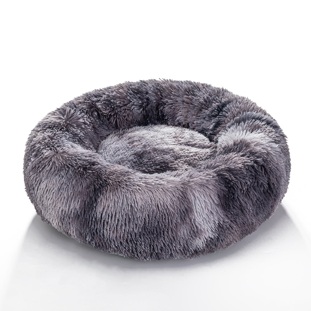 Round Long-Plush Pet Bed