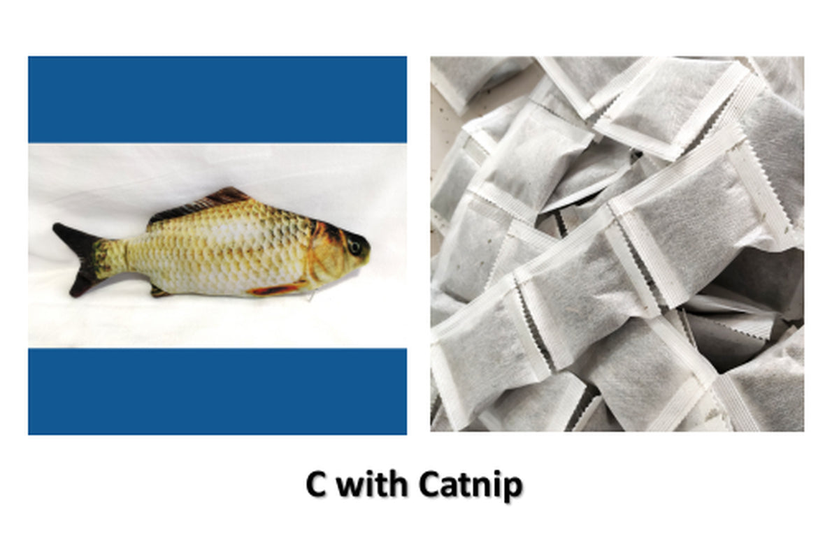 Wiggling Fish Cat Toy — No Catnip