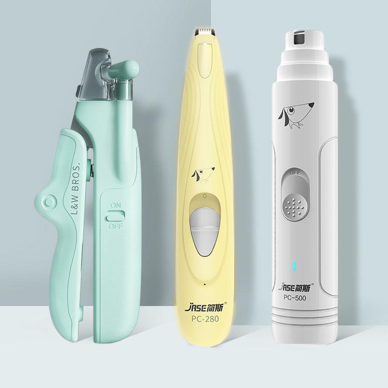 LED Pet Nail Clippers with Nail File