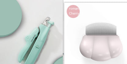 LED Pet Nail Clippers with Nail File