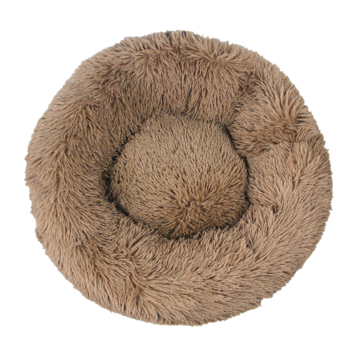 Round Long-Plush Pet Bed