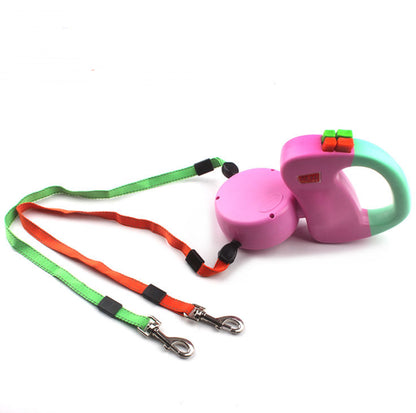 Dual Retractable Dog Walking Lead