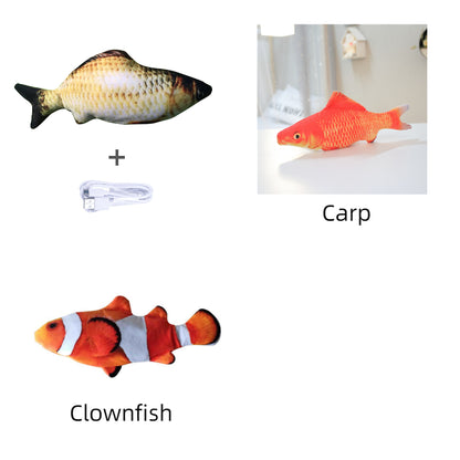 Wiggling Fish Cat Toy — No Catnip