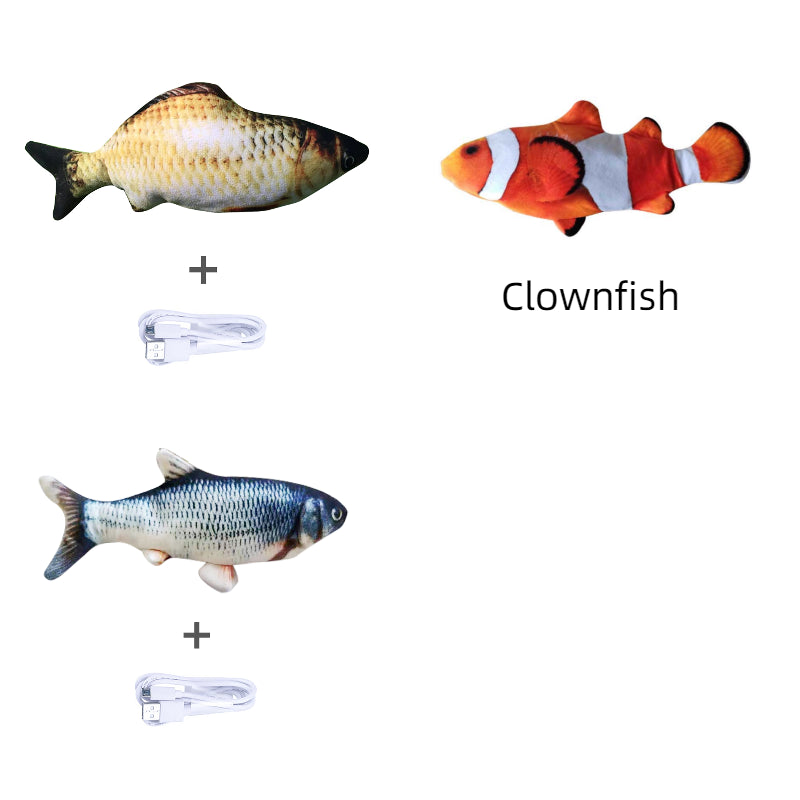 Wiggling Fish Cat Toy — No Catnip
